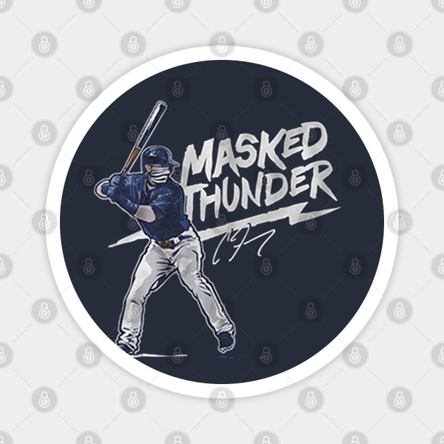 Clint Frazier Masked Thunder Magnet by KraemerShop